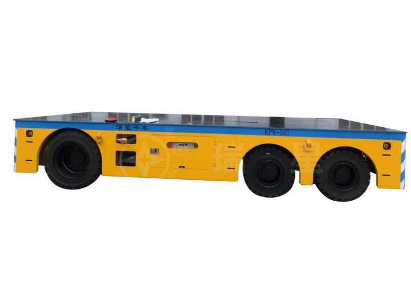 50噸輪胎式無(wú)軌電動(dòng)平車(chē)